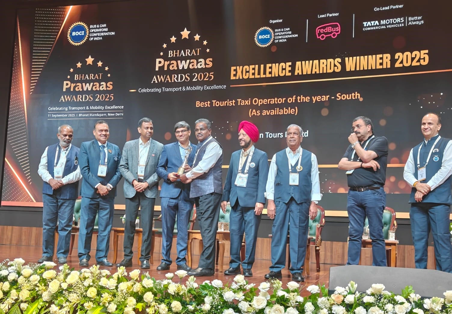 Best Tourist Taxi Operator of the Year